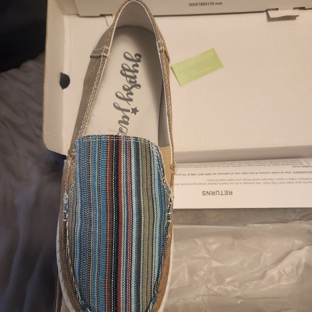 Gypsy jazz canvas shoes